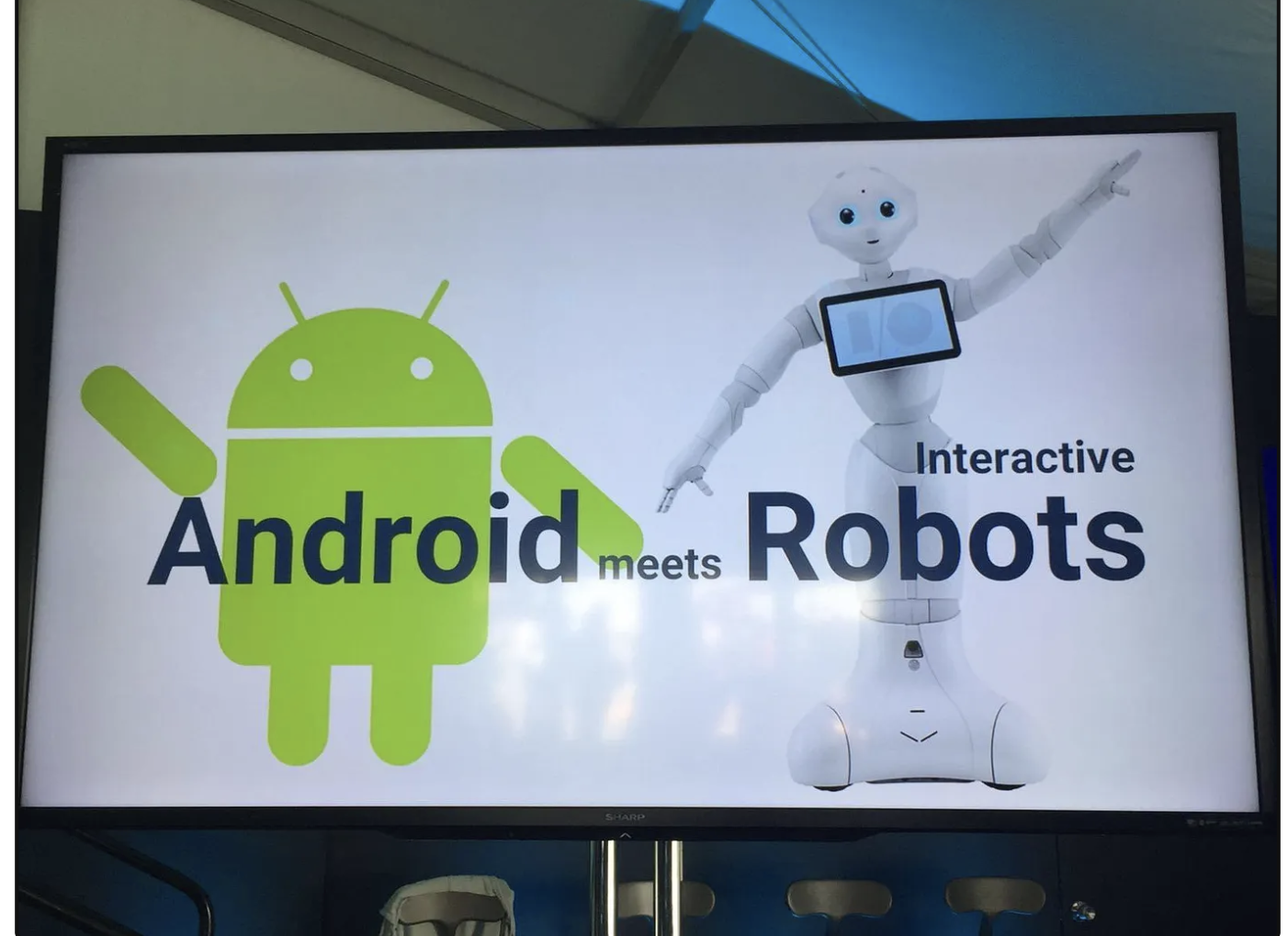 Pepper robot at Google I/O